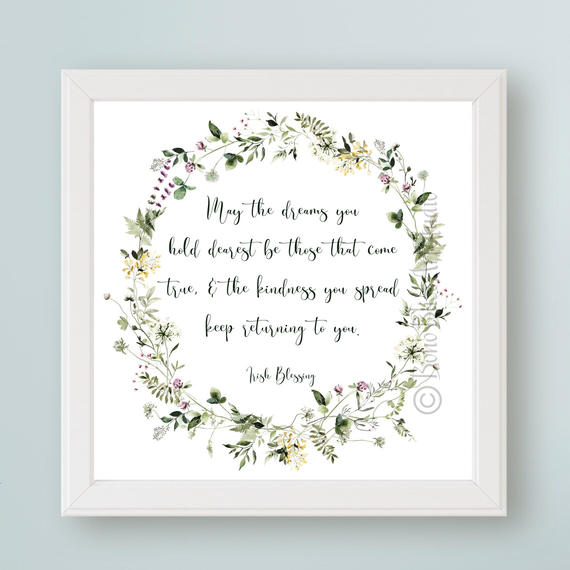 Irish Blessing, Ireland Wedding Gift Art Print