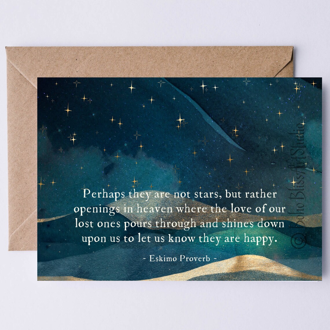 Eskimo Proverb Sympathy Quote Art Print, Condolence Verse