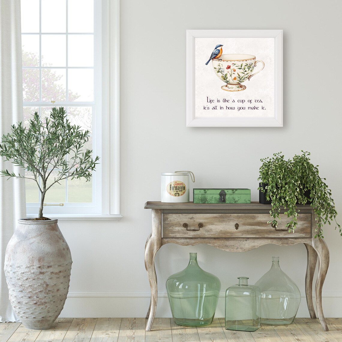 Irish Proverb Tea Saying, Irish Kitchen Wall Art - Image 2