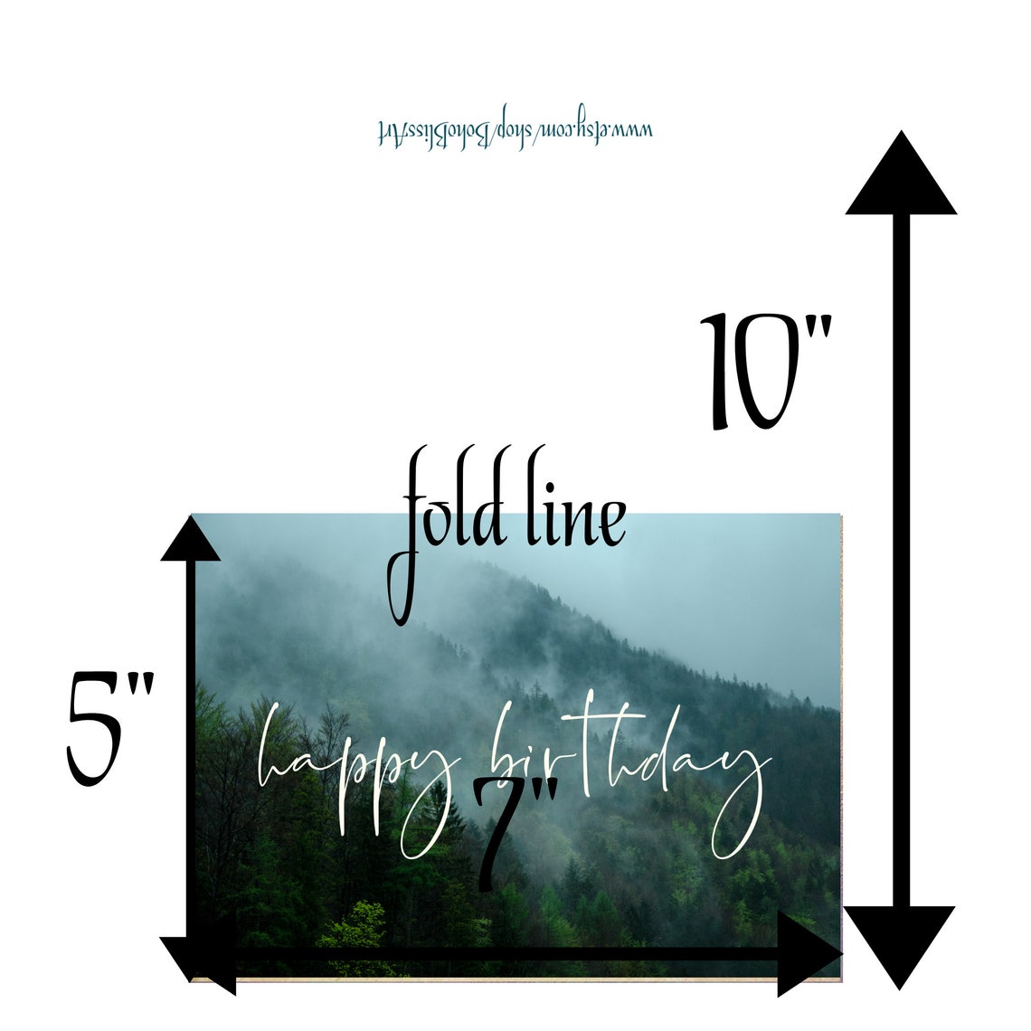 Happy Birthday Card, Forest Photography - Image 2
