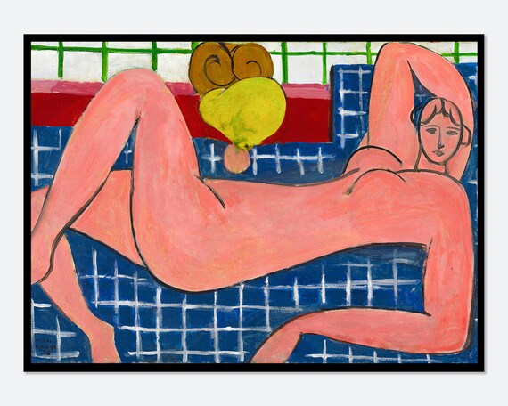 Henri Matisse Reclining Nude Vintage Art Print