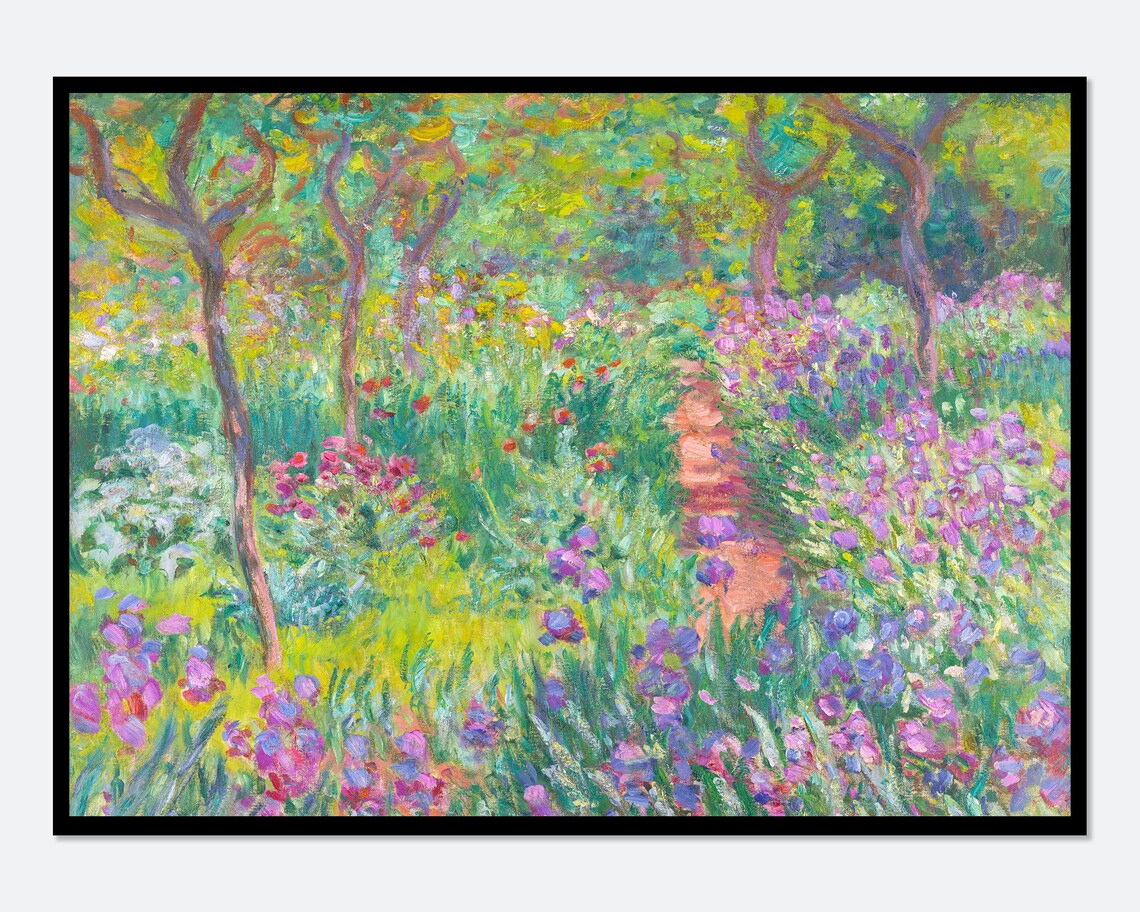 Monet-Inspired The Artist's Garden in Giverny Poster
