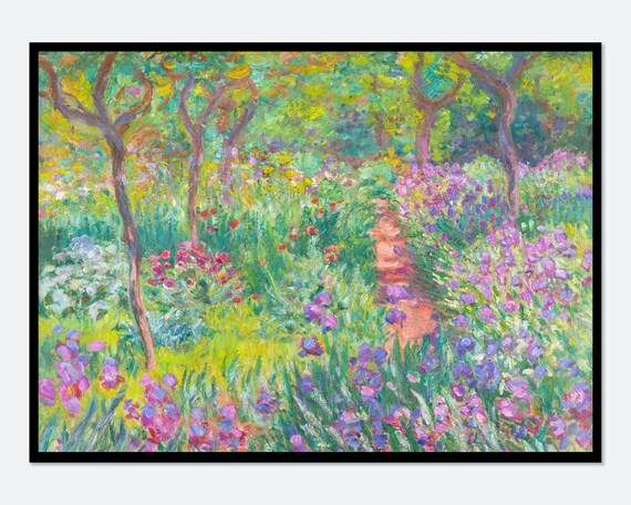 Monet-Inspired The Artist's Garden in Giverny Poster