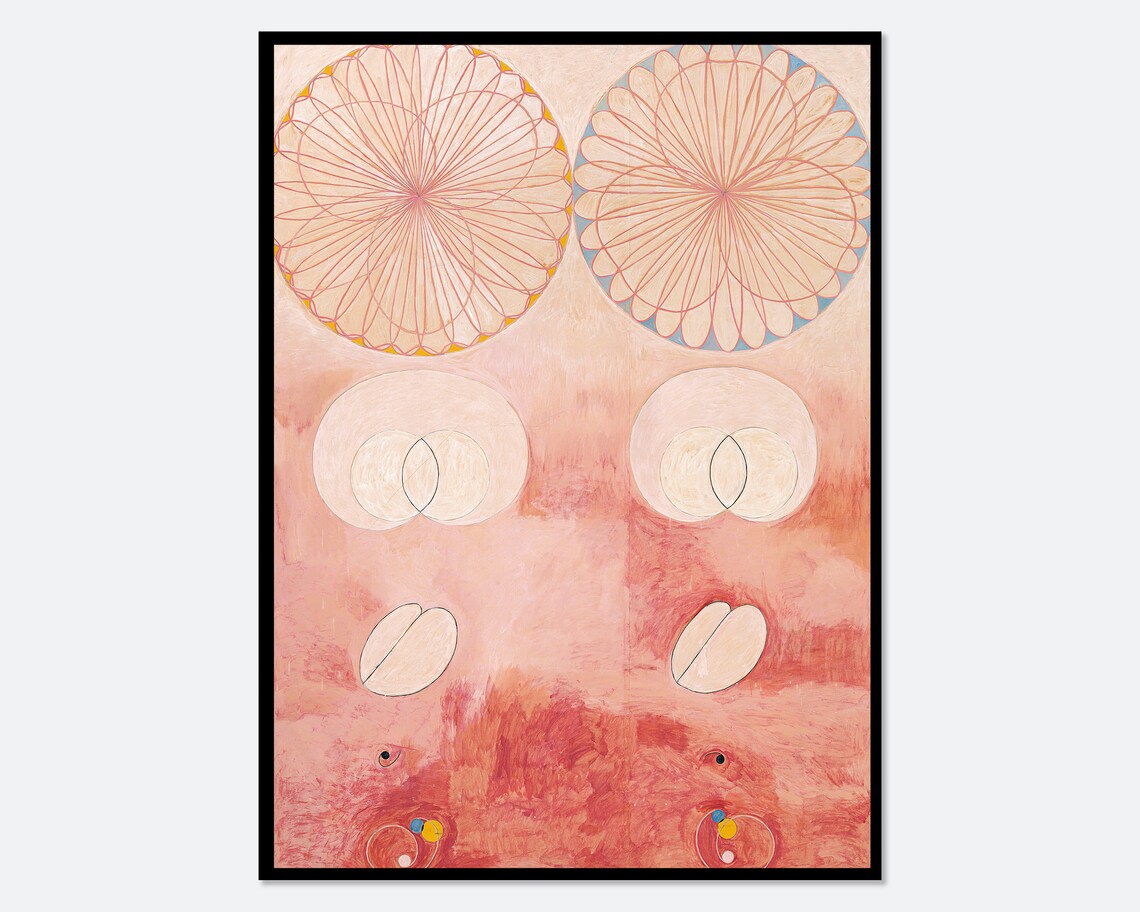 Hilma Af Klint The Ten Largest No. 9, Art Print
