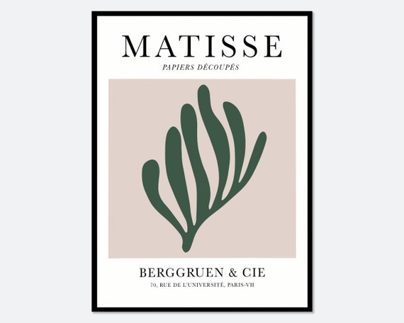 Henri Matisse Cut Outs, Botanical Art Poster