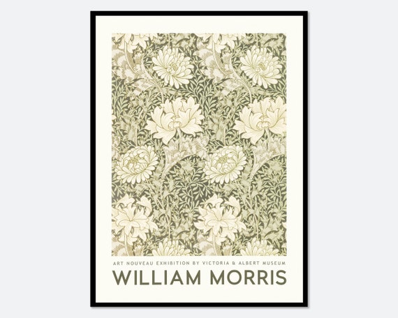 William Morris Chrysanthemum 1877 Vintage Art Print
