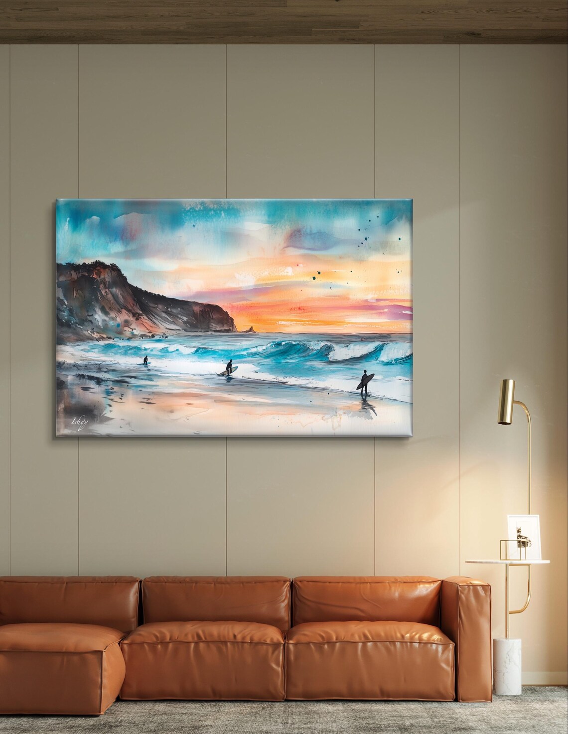 Todos Santos Watercolor Art Print, Baja California - Image 5