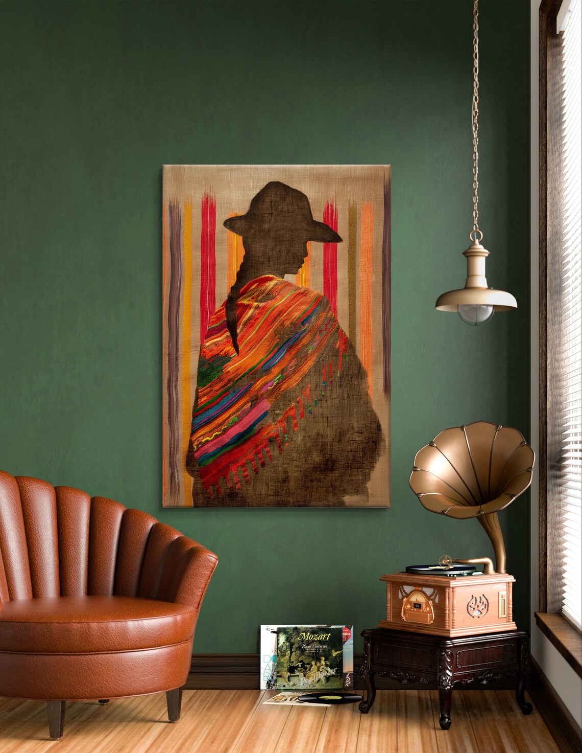 Bolivian Woman Art Print, Cultural Portrait Decor - Image 5