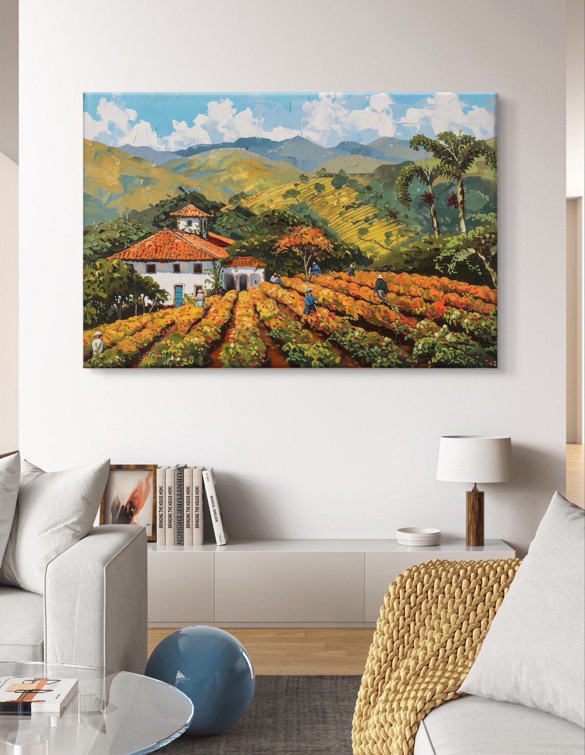 Minas Gerais Coffee Plantation Art Print, Brazil - Image 6