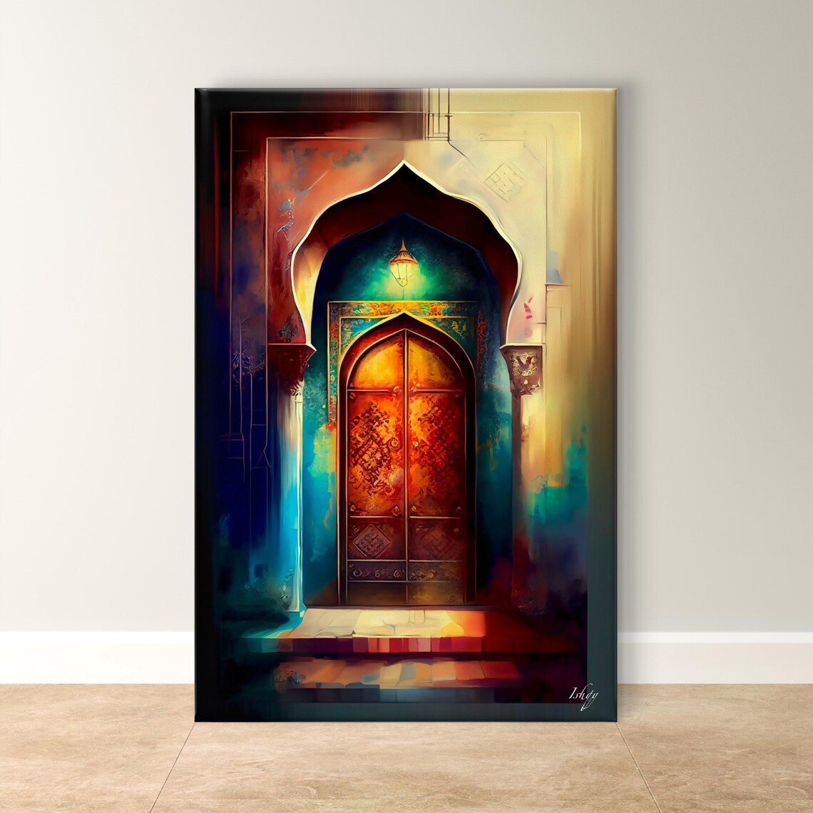 Mystical Moroccan Door, Moorish Architecture Art Print