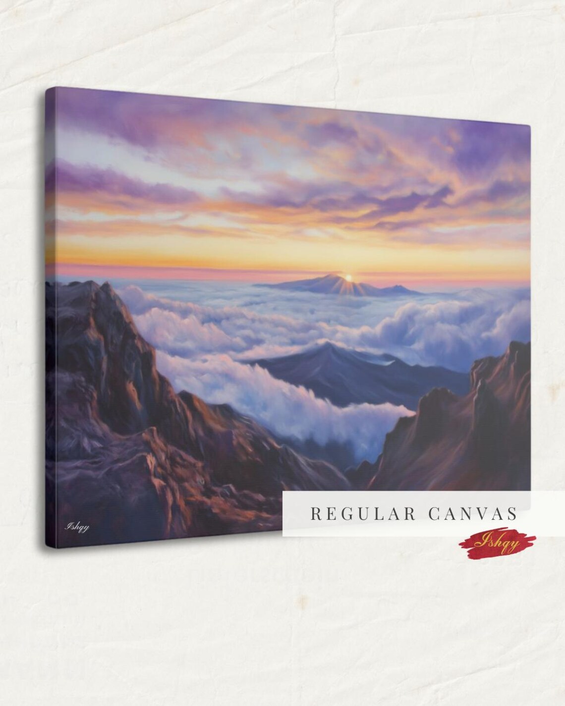 Haleakala Sunrise Above a Sea of Clouds Mountain View Poster - Image 3