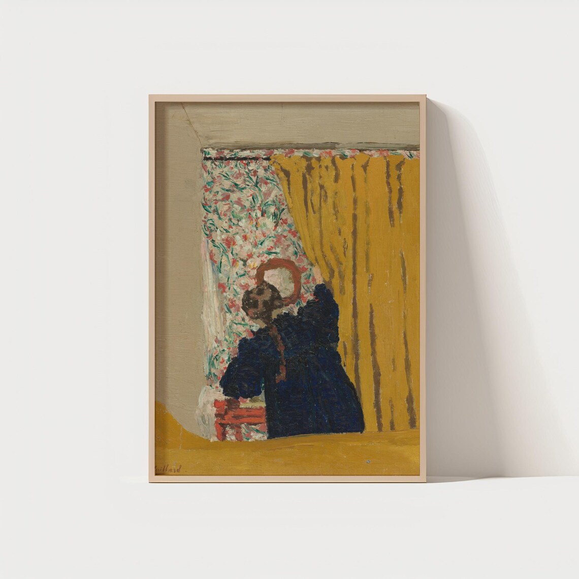 Vuillard Woman At The Window Vintage French Interior Painting Poster