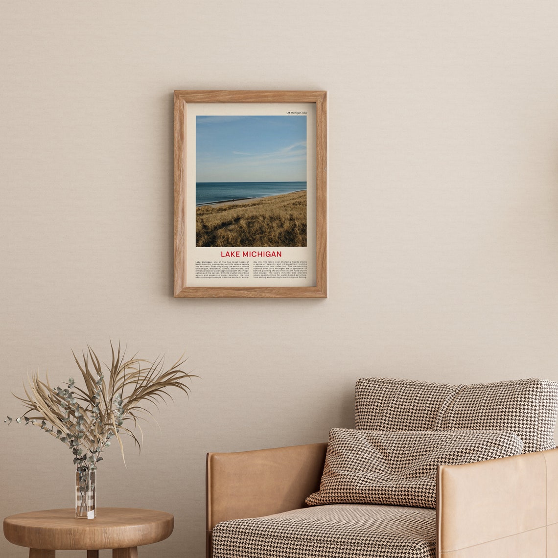 Lake Michigan Print Film Photo Lake Michigan Wall Art Lake Michigan Poster Lake Michigan Photo Lake Michigan Poster Print Michigan Usa - Image 4