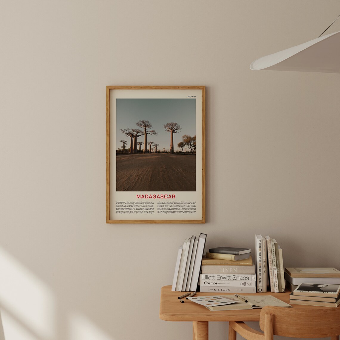 Madagascar Avenue Of Baobabs Sunset Film Photo Travel Poster - Image 2