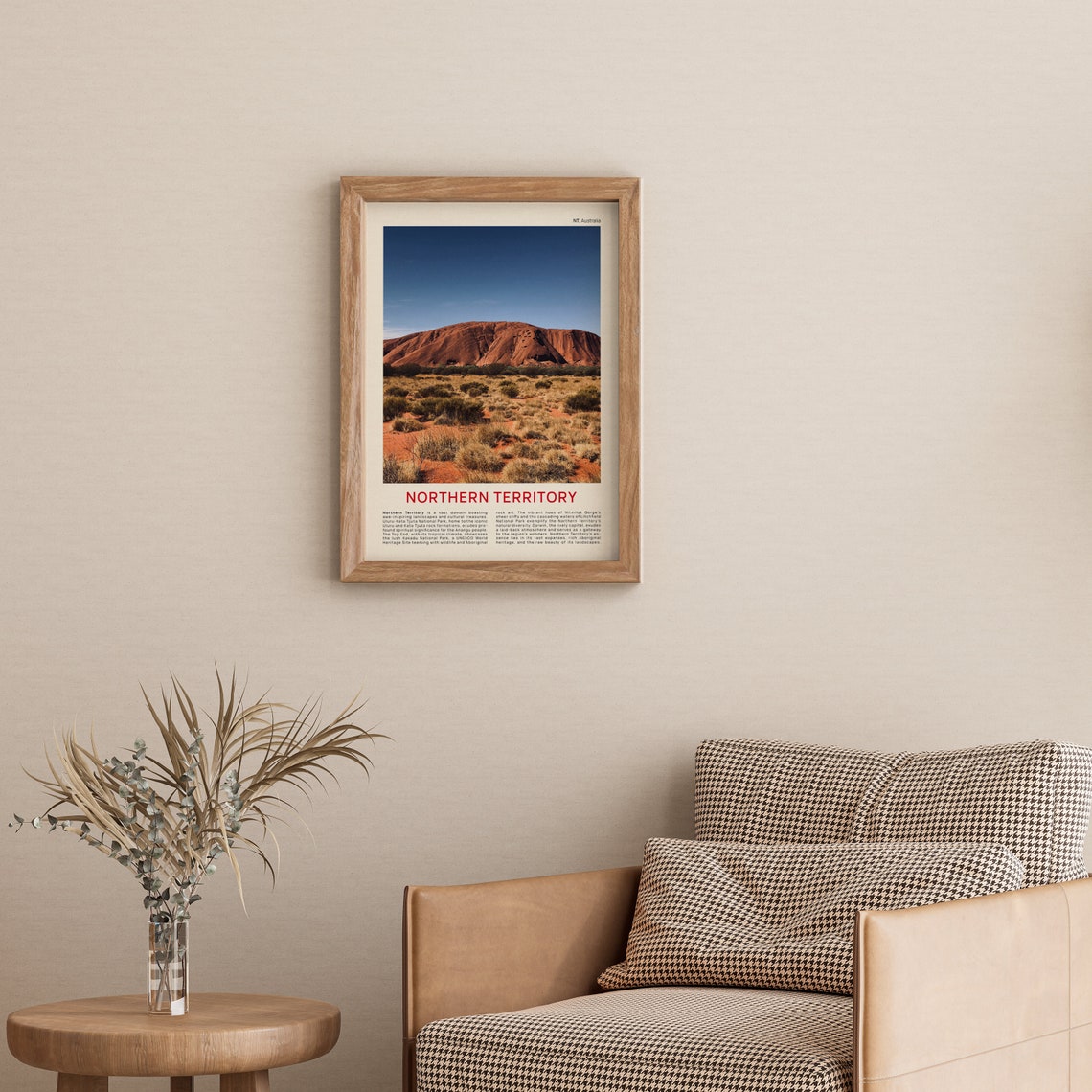 Uluru Red Rock Desert Northern Territory Australia Travel Poster - Image 3