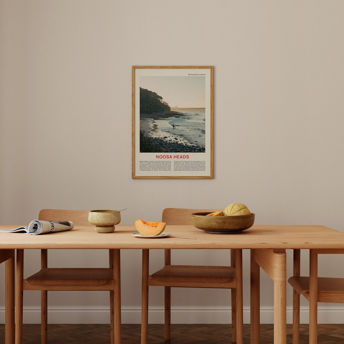 Noosa Heads Travel Poster, Queensland Art Print - Image 4