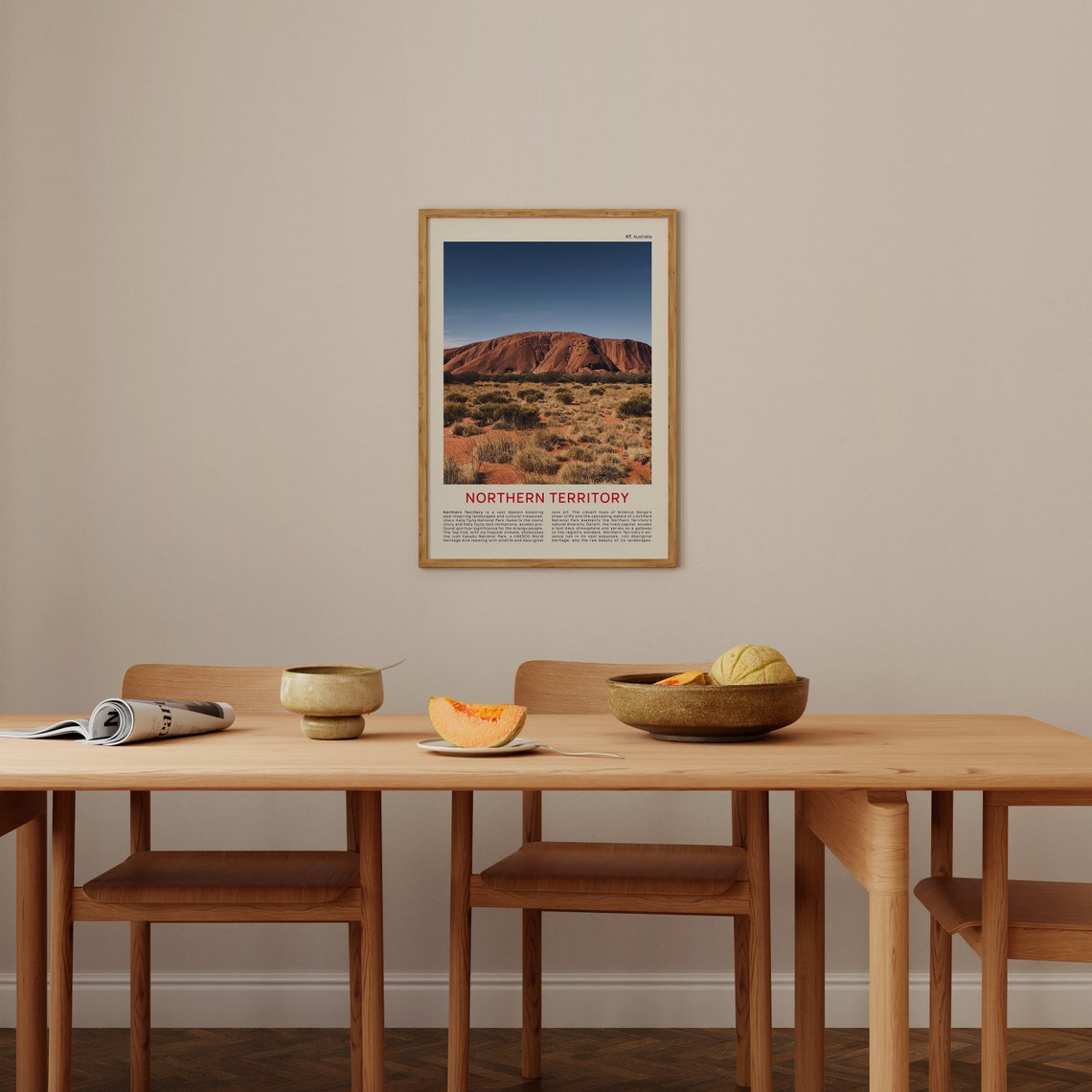 Uluru Red Rock Desert Northern Territory Australia Travel Poster - Image 4