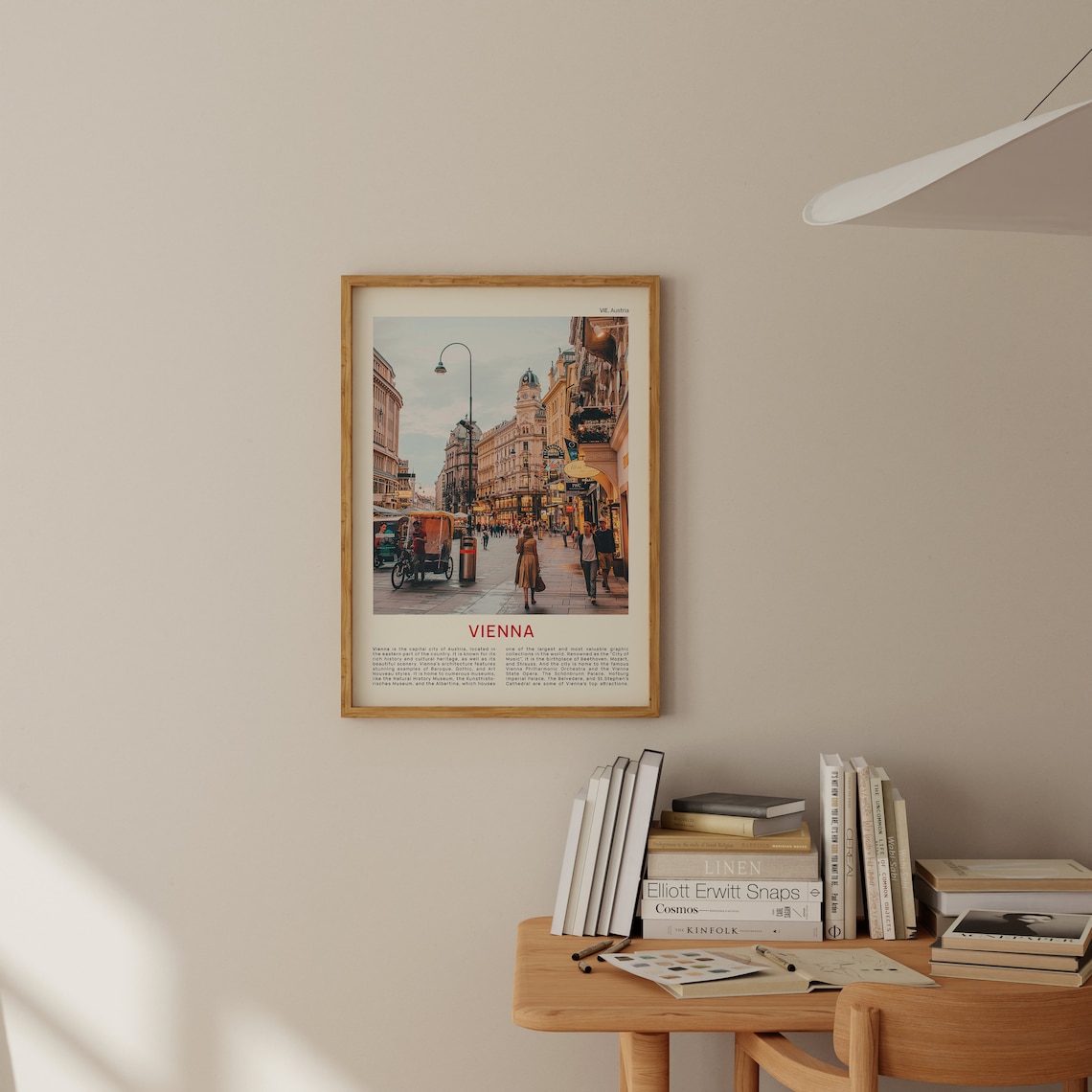 Vienna Old Town Shopping Street Film Photography Travel Poster - Image 2