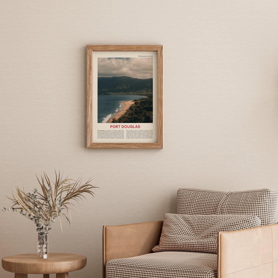 Port Douglas Four Mile Beach Queensland Australia Travel Poster - Image 3