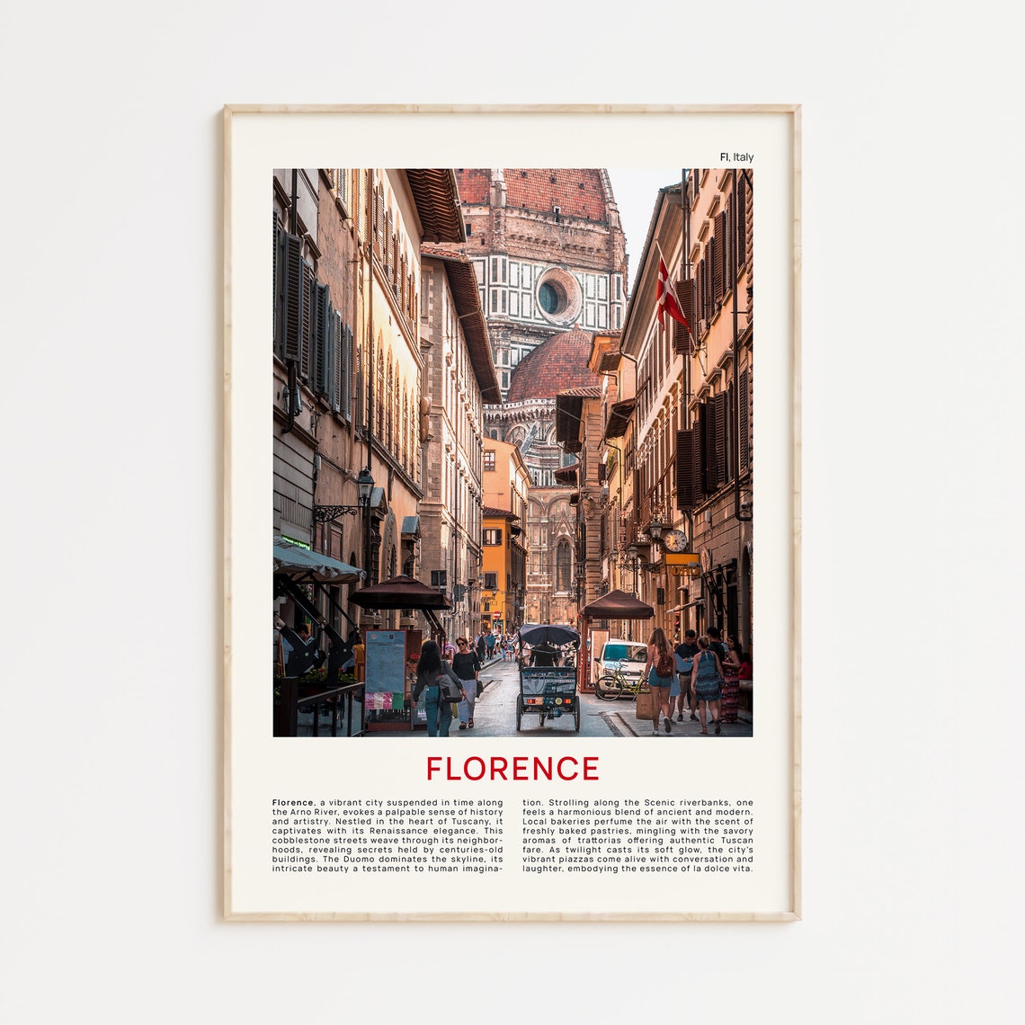 Florence Print Film Photo Florence Wall Art Florence Poster Florence Photo Florence Poster Print Italy Wall Decor Italy Poster Print