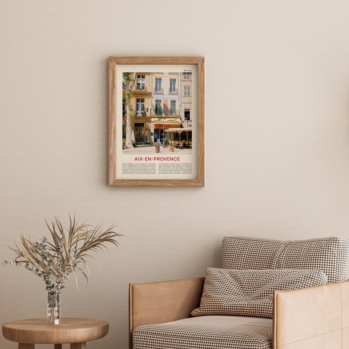 Aix En Provence Street Cafe Le Petit Marseillais France Photo Poster - Image 3