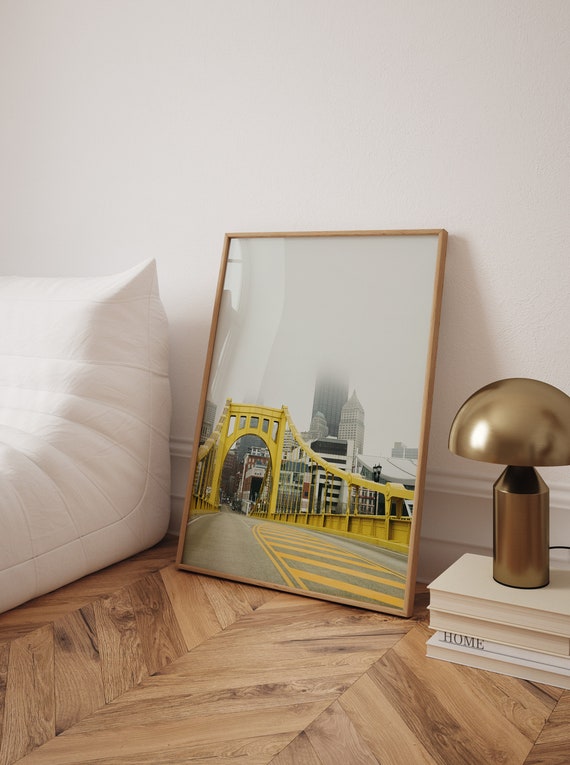 Pittsburgh Bridge Photo Print Steel City Skyline Art