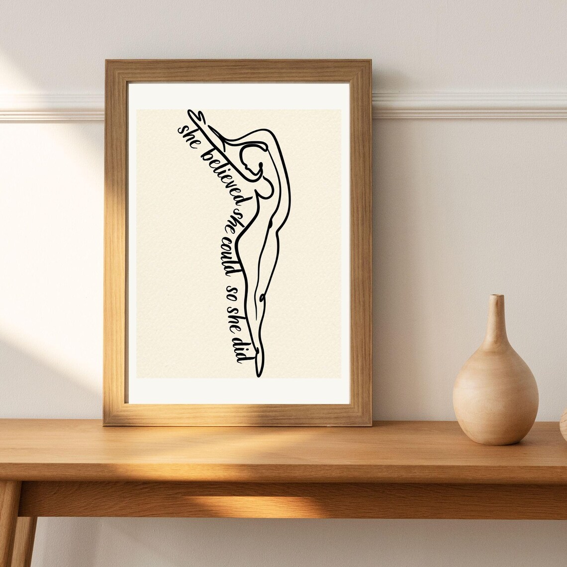 She Believed She Could So She Did, Feminine Art