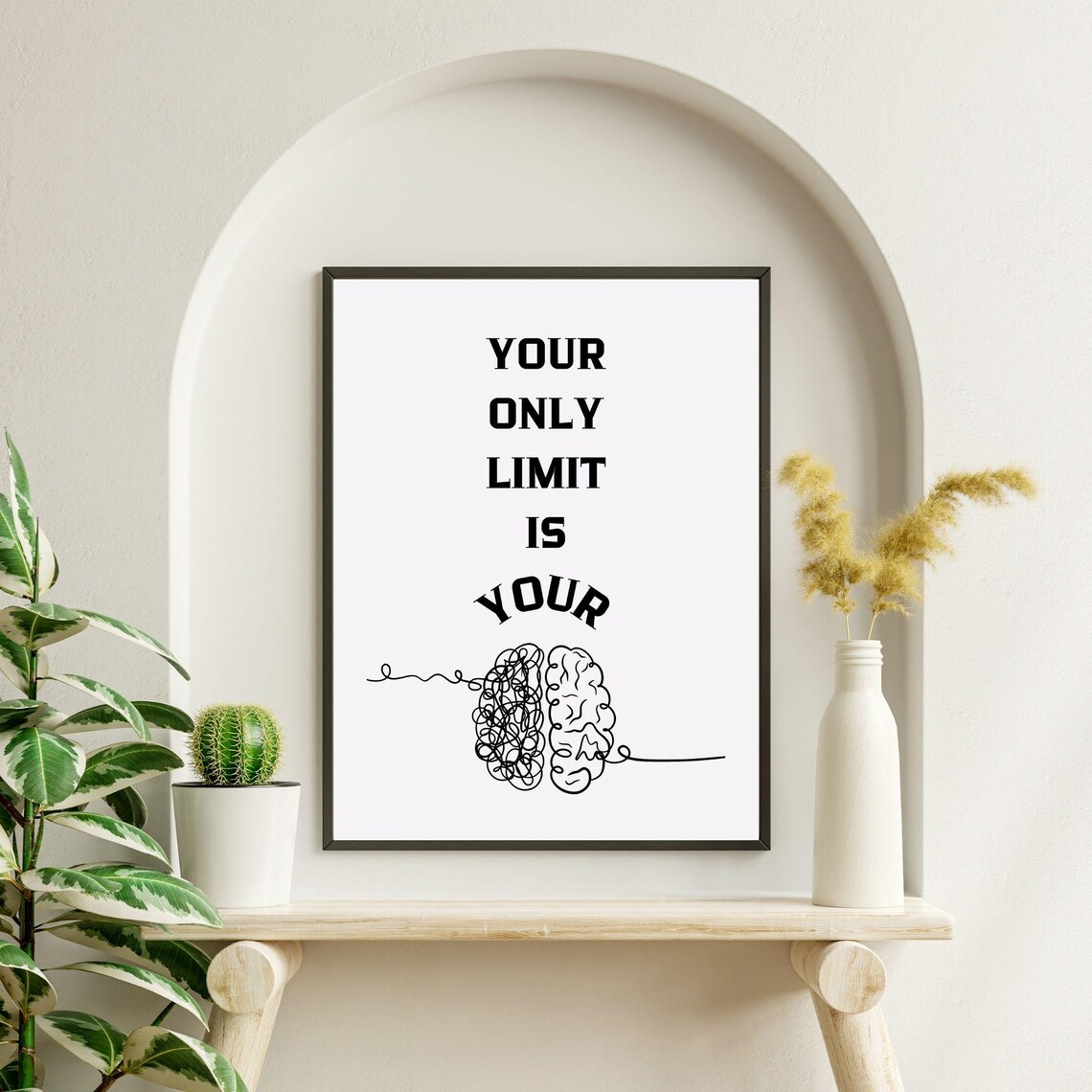 Empower Your Space, Minimalist Motivational Art Print - Image 4