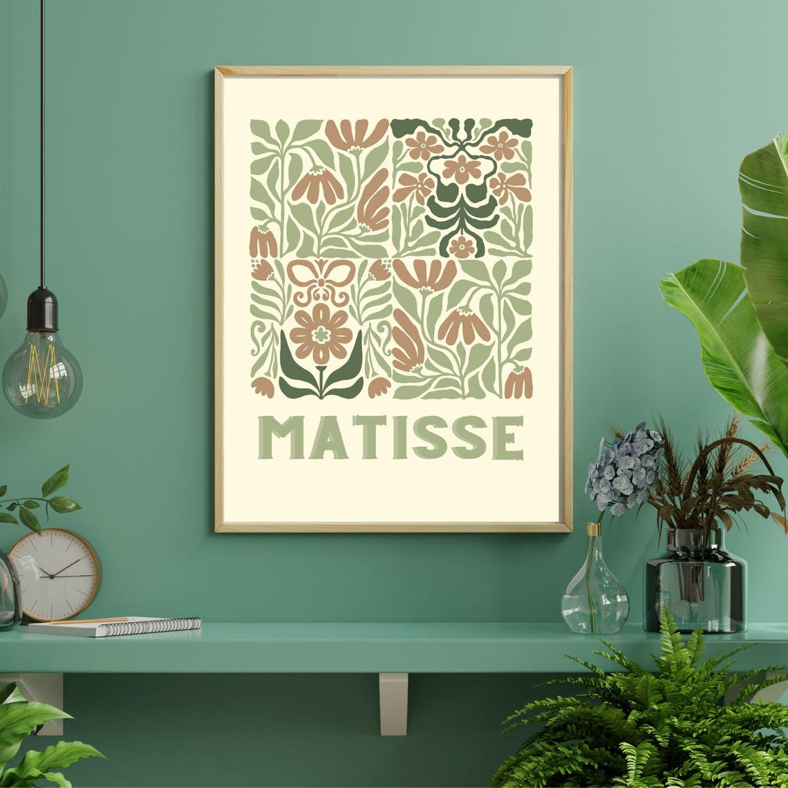 Bold And Colorful Abstract Decor Matisse Artwork Henri Matisse Inspired Abstract Art Modern Wall Decor - Image 2