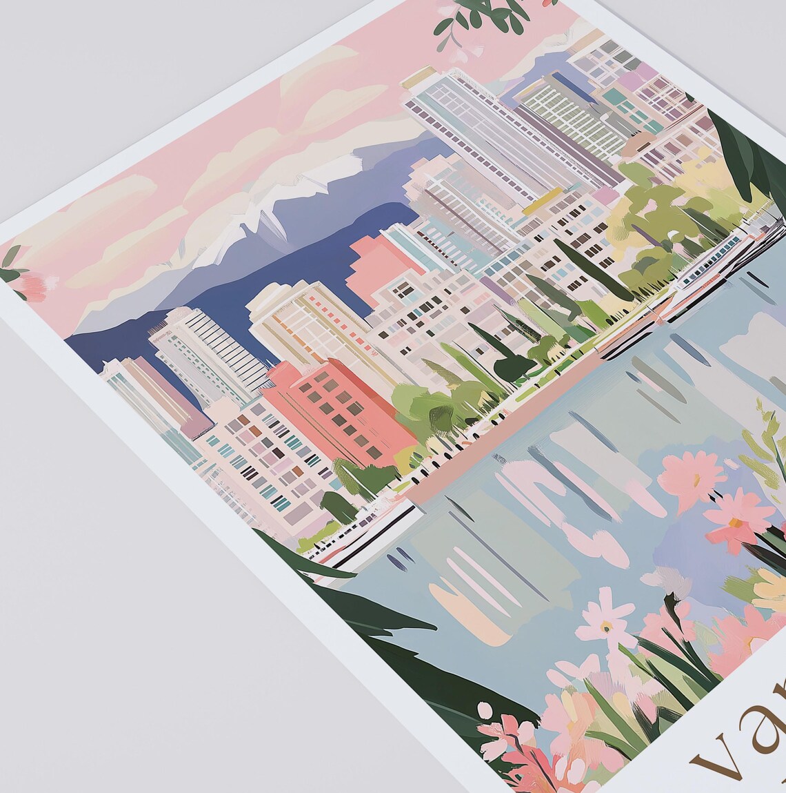 Vancouver Travel Poster, Canada Wall Art Print - Image 3