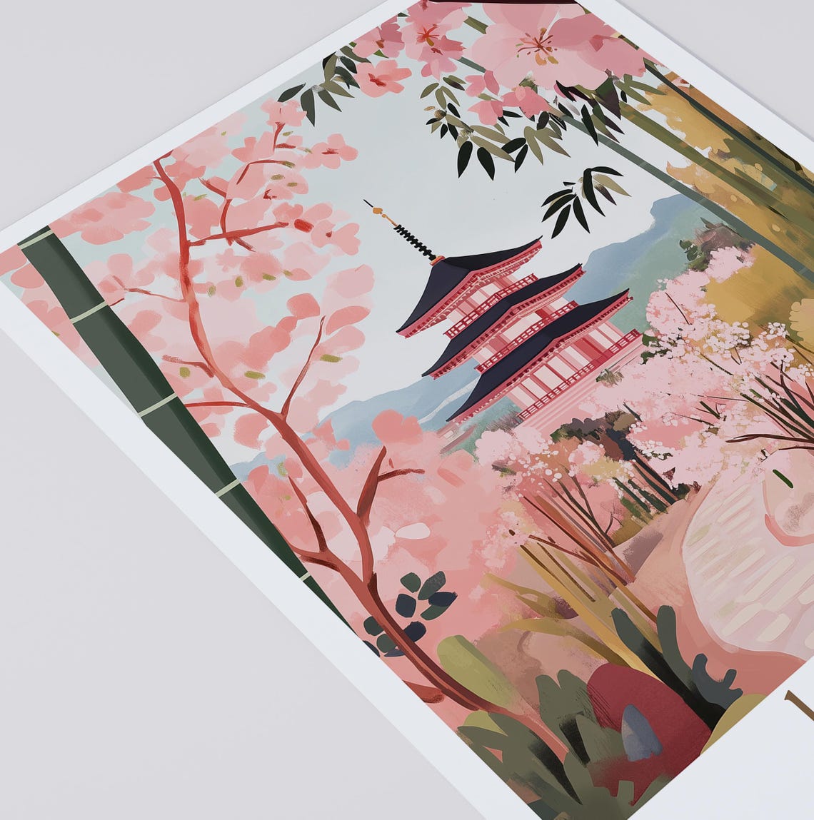 Kyoto Tokyo Poster Print Tokyo City Wall Art Japanese Fuji Poster Kyoto Tokyo Decor Personalised Gifts Wedding Gifts - Image 3