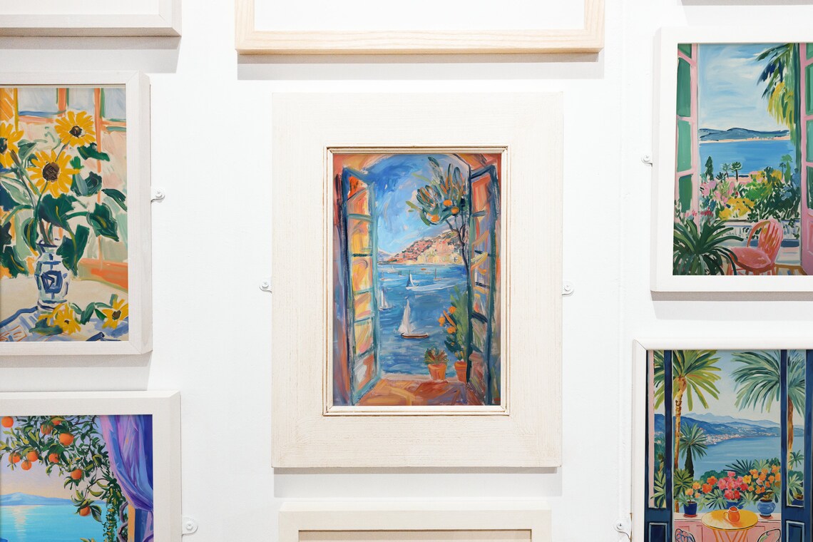 Matisse Open Window Poster, Mediterranean Seaside Print - Image 4