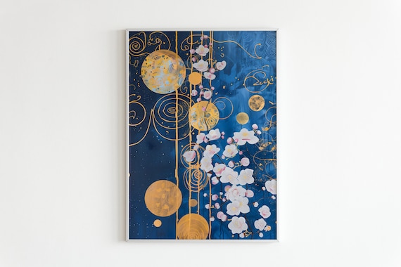 Hilma Af Klint Flower Oil Painting Vintage Art Print