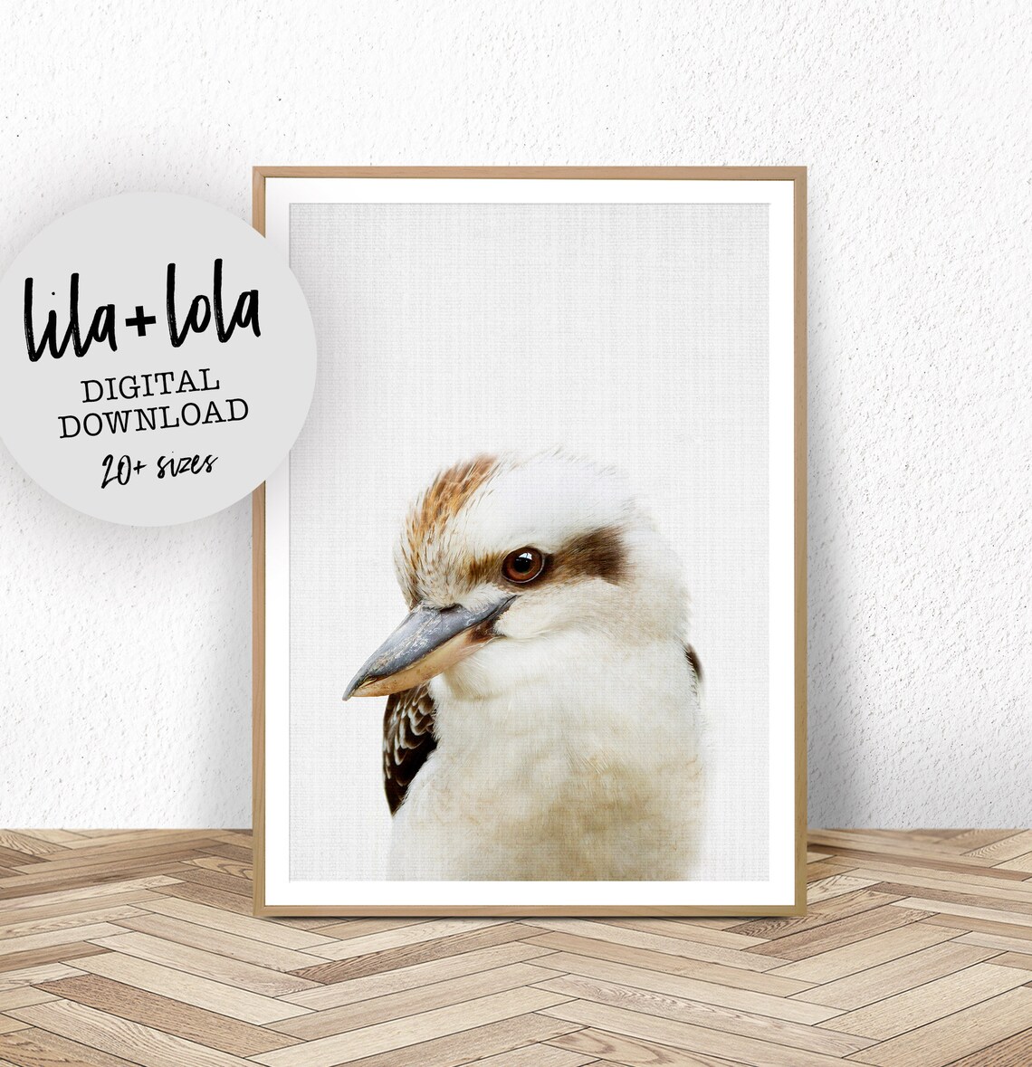 Kookaburra Nursery Art Print, Australian Animal