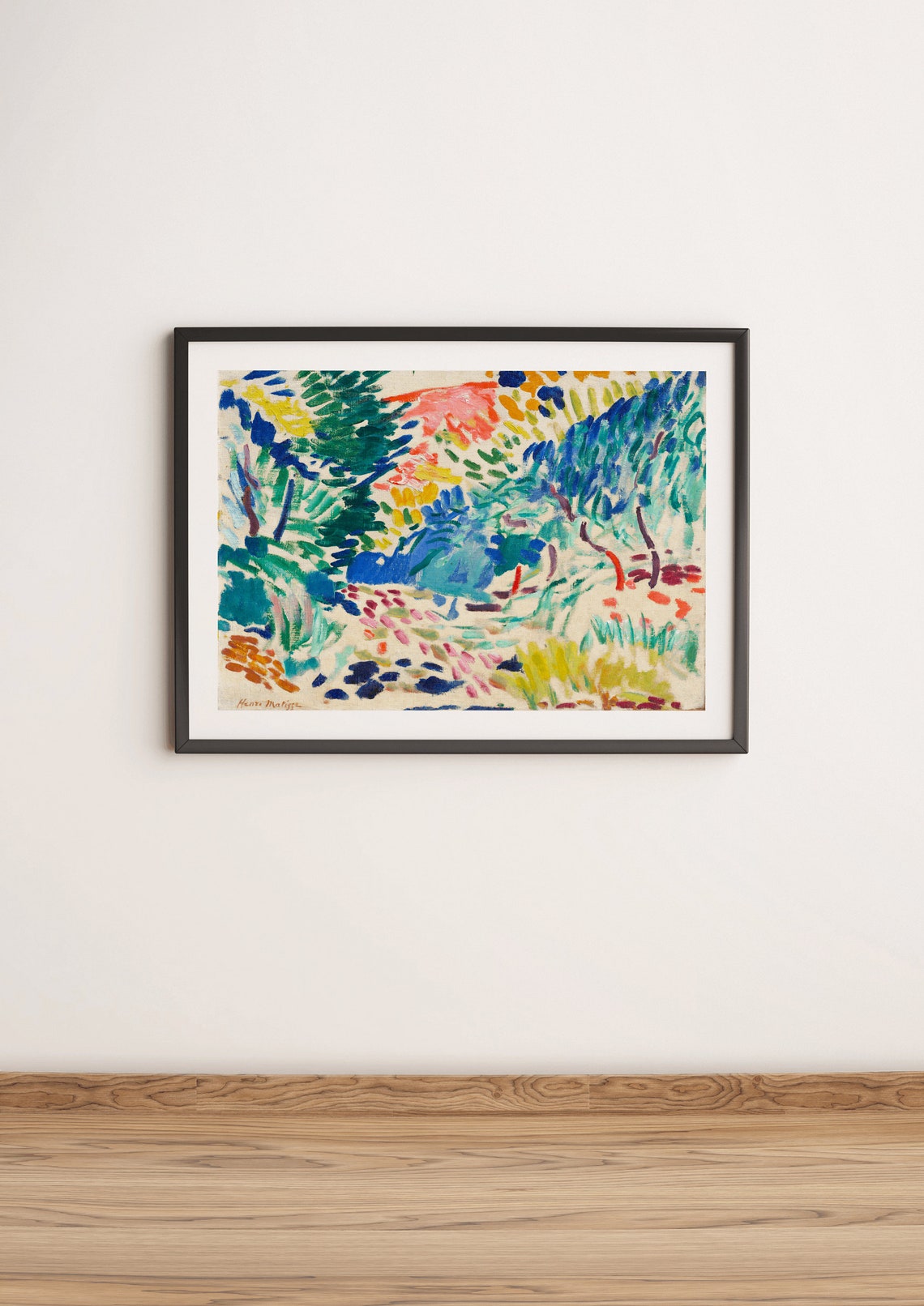 Henri Matisse Landscape at Collioure Fauvist Color Art Poster - Image 3