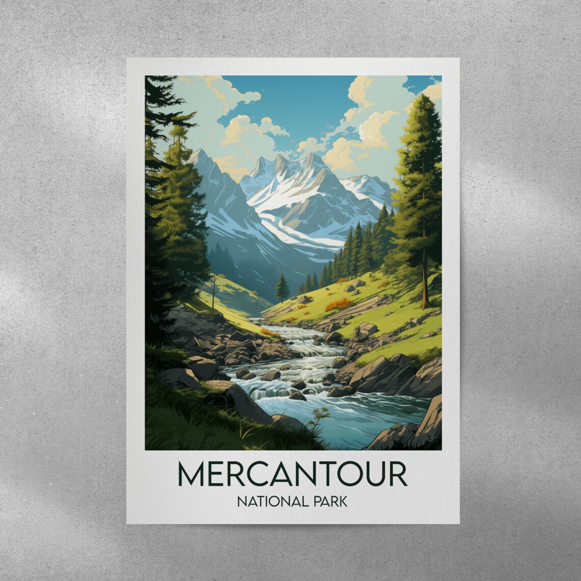 Mercantour National Park Travel Poster, France - Image 3