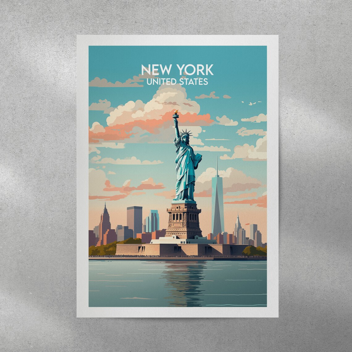 New York Travel Poster, Statue Of Liberty Print - Image 5