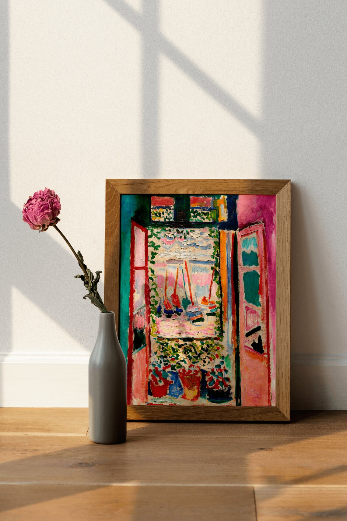 Matisse Open Window Collioure Vintage Flower Art Print - Image 4