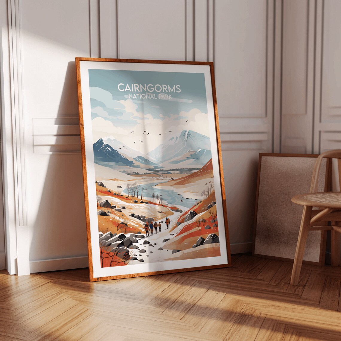Cairngorms National Park Scotland Travel Poster - Image 2