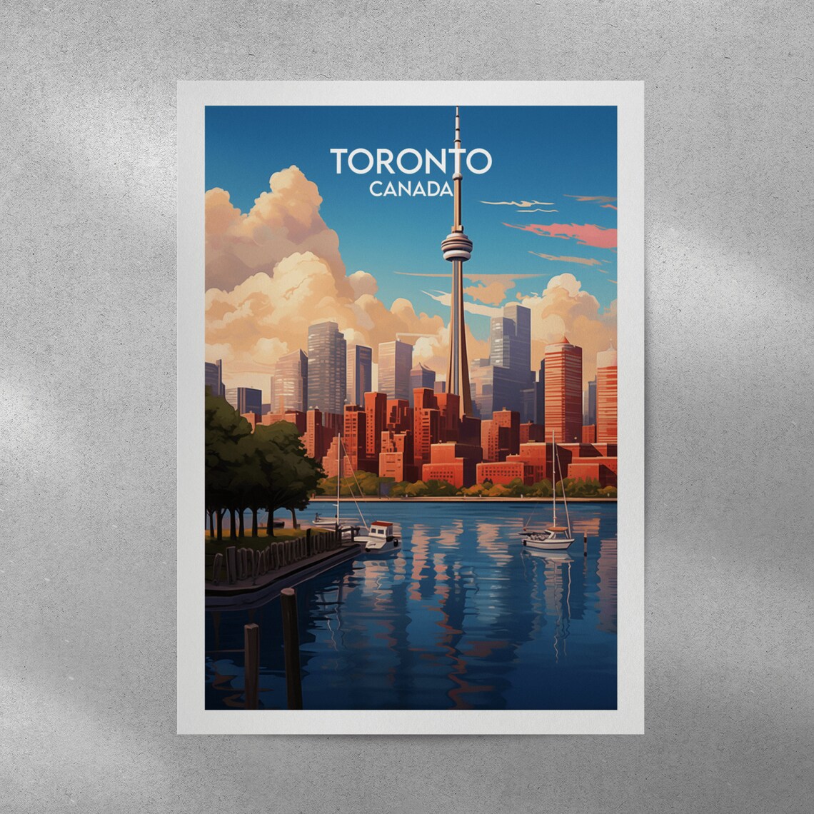 Toronto Travel Print, Canada Wall Art Print - Image 4