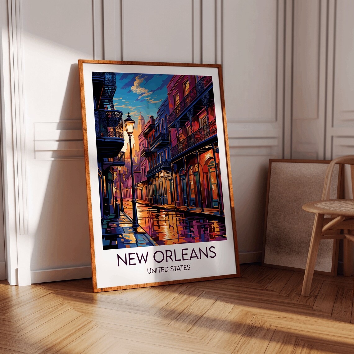 New Orleans Louisiana Travel Poster, United States - Image 3
