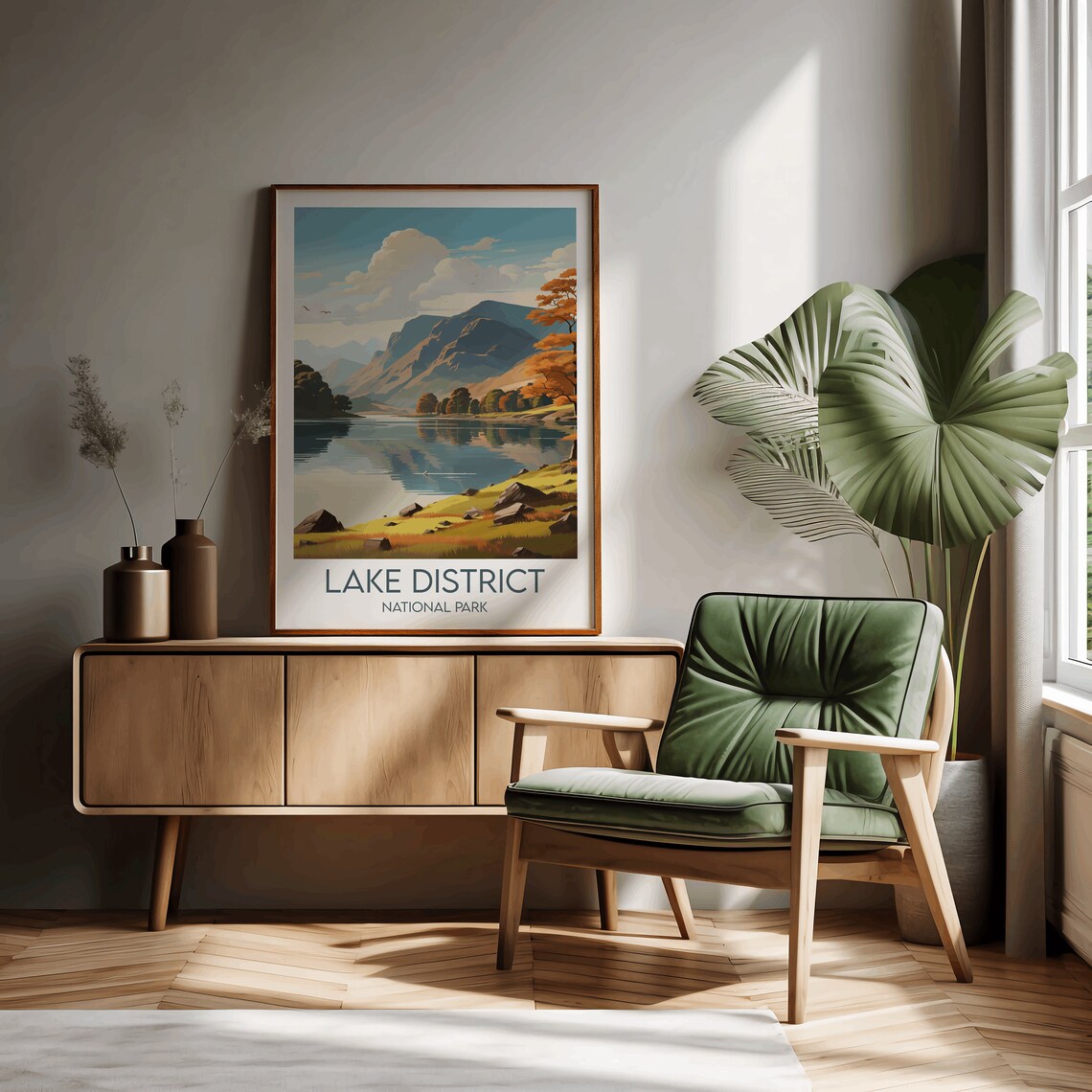 Lake District National Park Custom Personalised Travel Poster - Image 3
