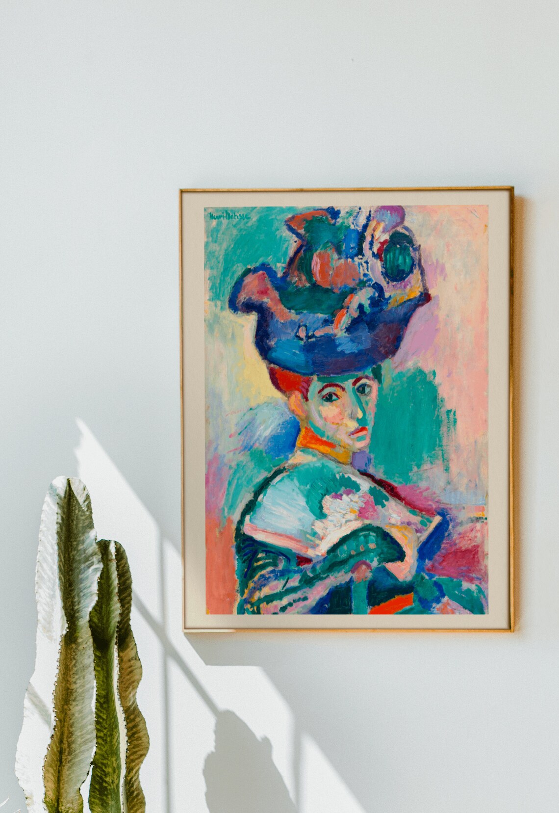 Henri Matisse Woman With A Hat Borderless Fauvist Portrait Poster - Image 2