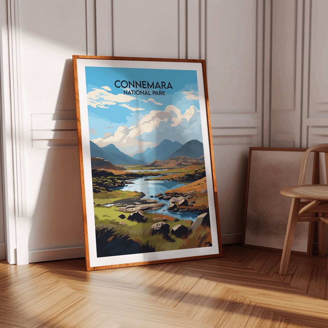 Connemara National Park Travel Poster, Custom Personalised - Image 2