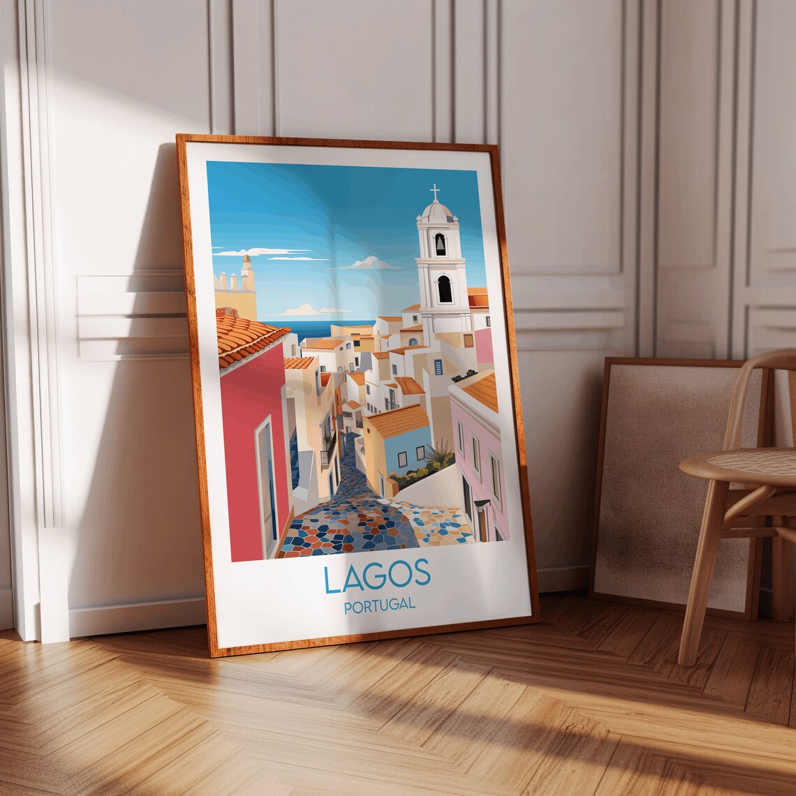 Lagos Portugal Travel Poster, Custom Personalised - Image 2