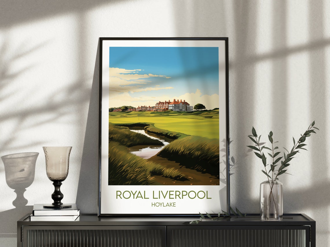 Royal Liverpool Golf Club Hoylake Coastal Links Course Sport Poster - Image 5