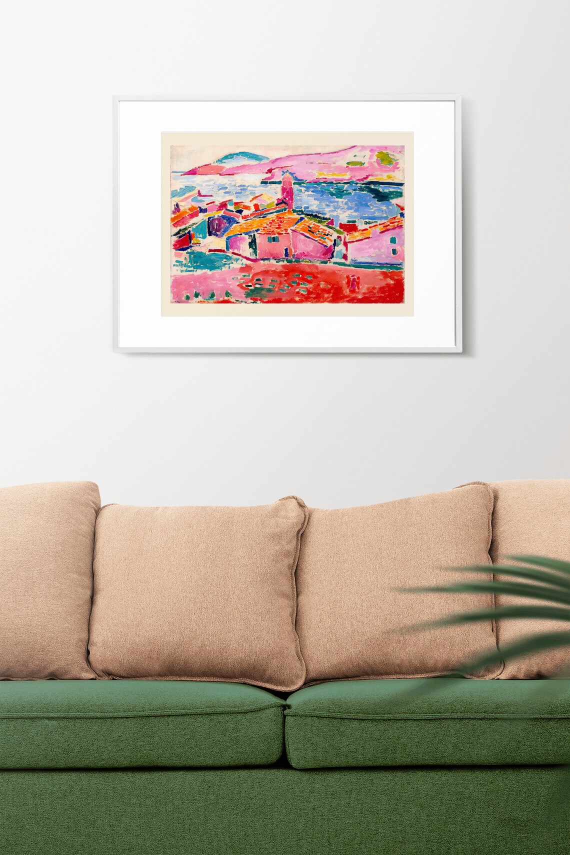 Henri Matisse View of Collioure Fauvist Village Scene Art Poster - Image 2