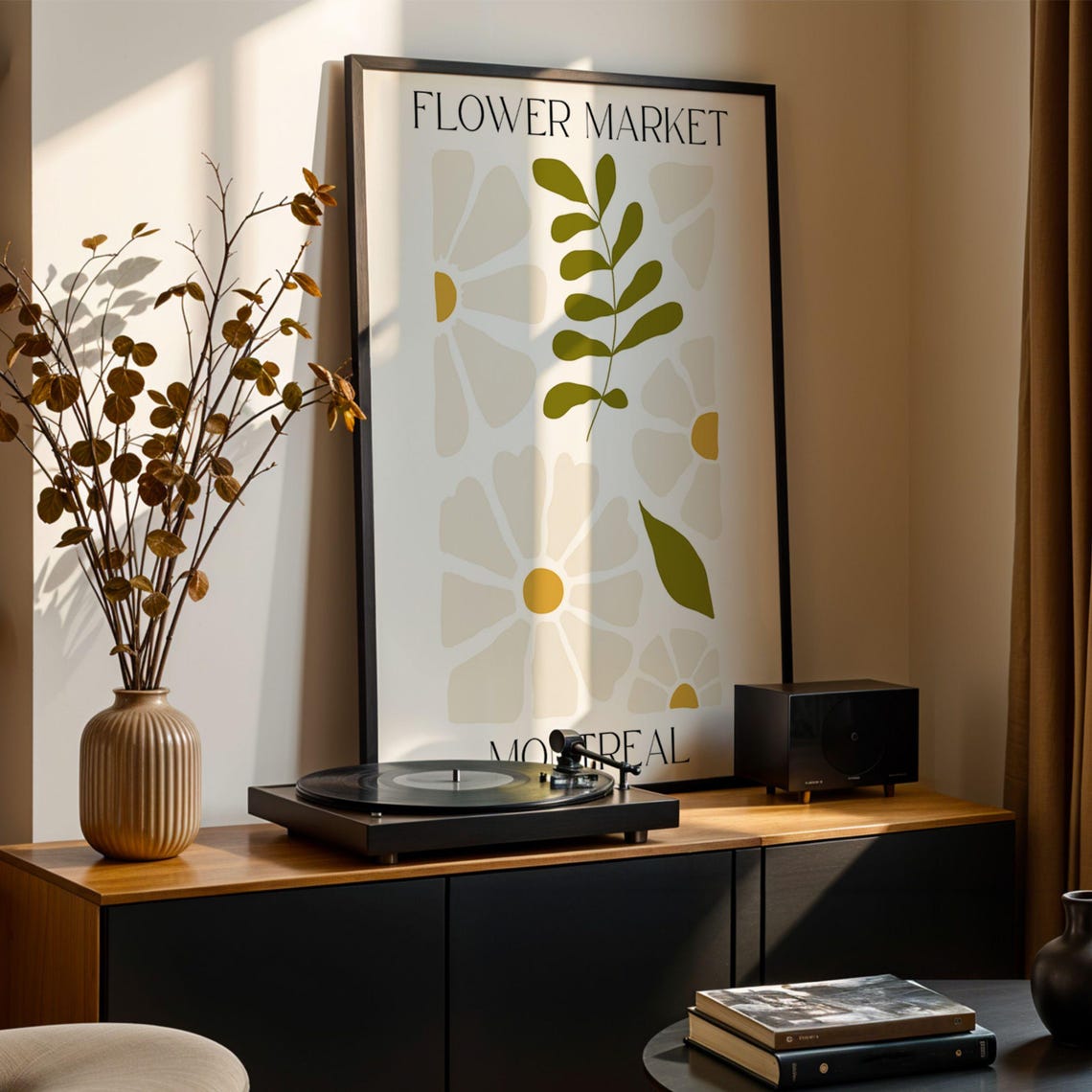 Montreal Flower Market, Matisse Style Poster - Image 3