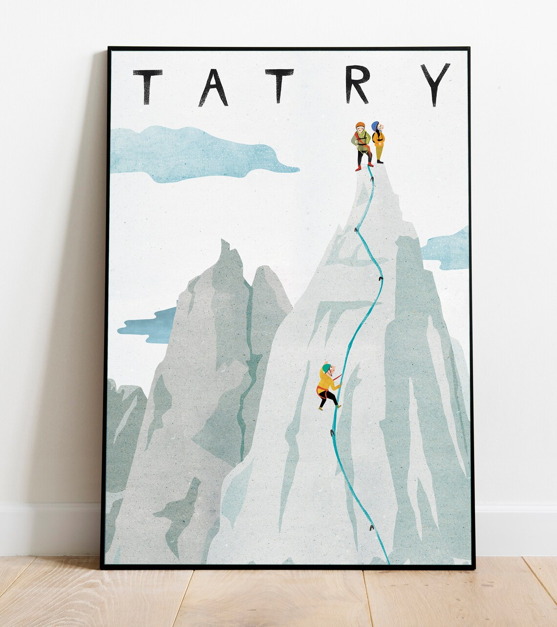 Tatry Poland Vintage Travel Poster, Boho Landscape - Image 2