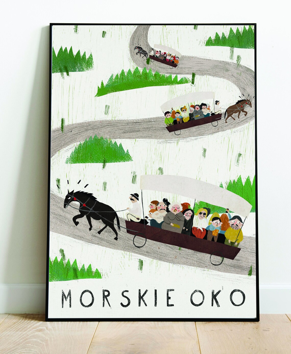 Zakopane Tatra Mountains Poland Travel Poster - Image 2